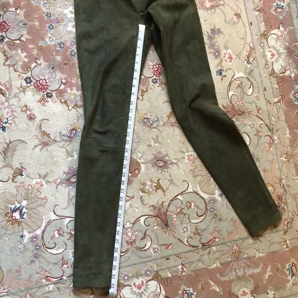 Theory Sueded Leather Leggings - Picture 10 of 10